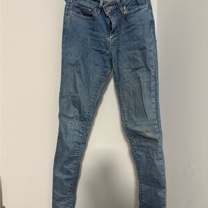 Levi's 710 Super Skinny Blue Skinny Jeans